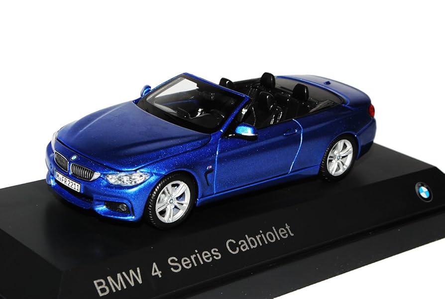B-M-W Convertible M F33 Blue from 2014 1/43 Kyosho Model Car